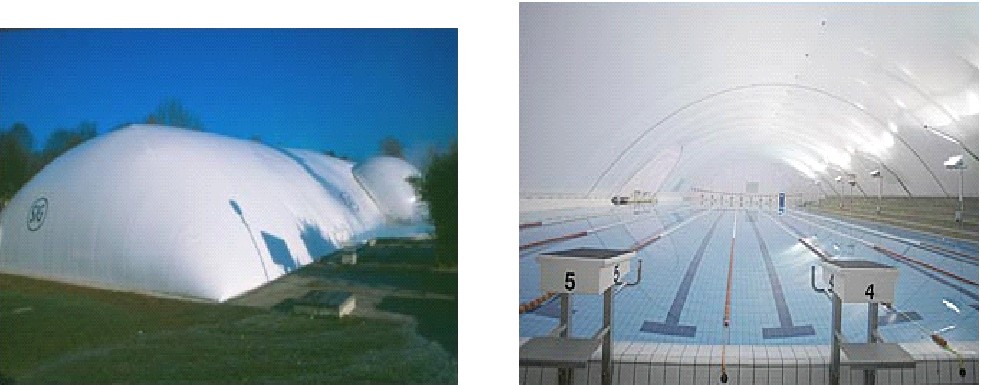 Abbildungen von Überdachung Schwimmbecken
